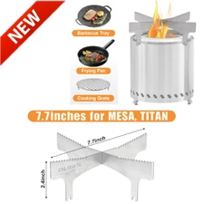 Fire Pit Cooking Frame For Mesa and Titan Stove Accessories Stainless Steel 7.7"