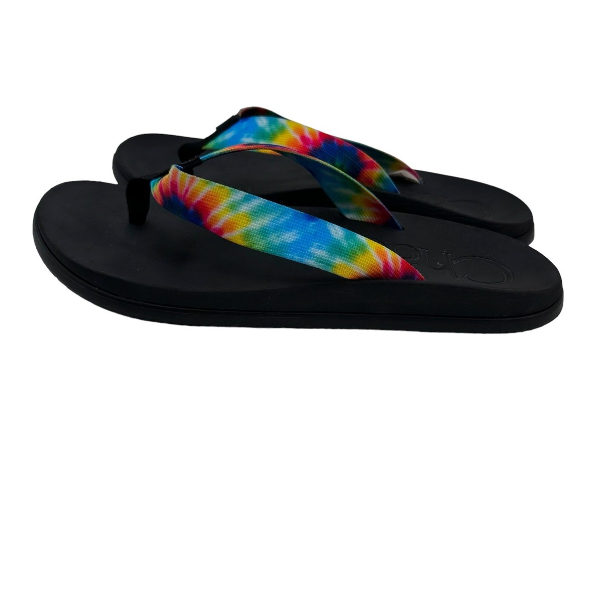 Chaco Chillos Flip Men\'s Tie Dye Hippie Summer Outdoors Flip Flops sz 13 Chaco Chillos Flip Flop Sandals Men main image 2