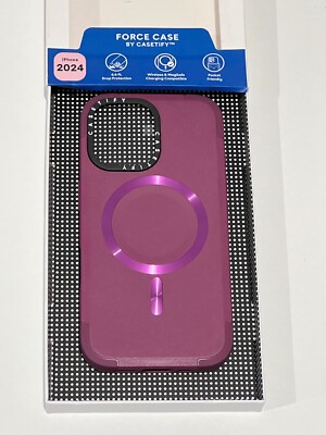 CASETiFY Force Case w/ Magsafe for iPhone 16 - Mulberry OPEN BOX