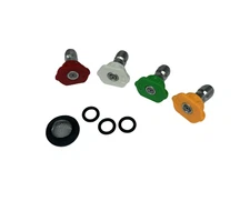 Pressure Washer Quick Connect Tip Nozzle Spray Kit Size 3.5 GPM W/ Filter Orings