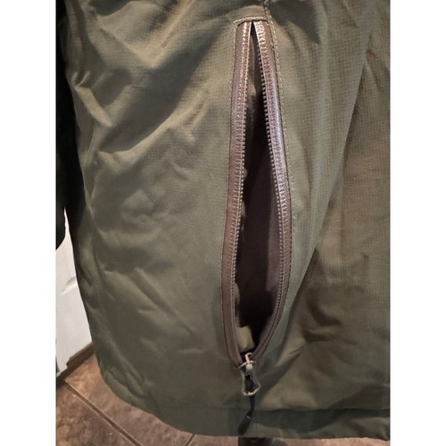 Lands' End Men's Olive Green Quilted Thermolite Winter Parka Size 44 - Picture 4 of 11