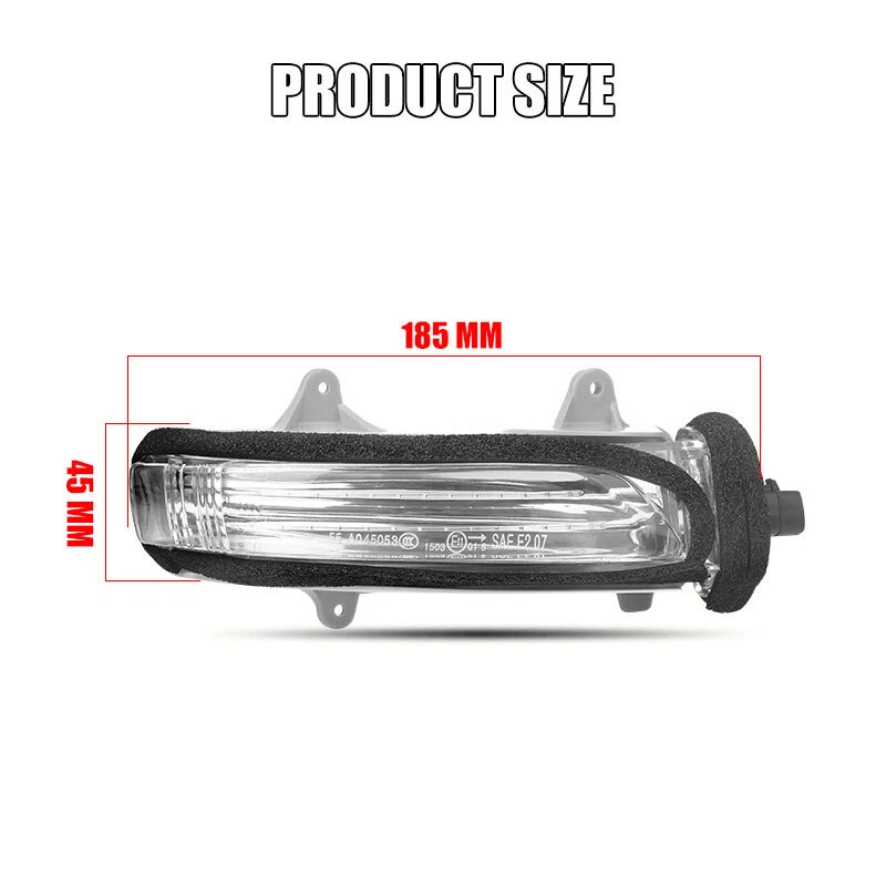 Luz LED de señal de giro del espejo retrovisor lateral para Toyota Land Cruiser 2012-2015 Foto 4 de 4