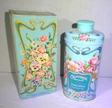 New Vintage Avon Trailing Arbutus Perfumed Talc in Tin w/ Box 3.7 oz