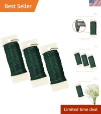 Floral Wire Metal 114 Yards 22 Gauge Strong Flexible Crafting Flower Arrangem...