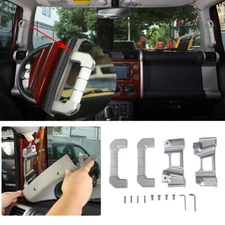For Toyota FJ Cruiser 07-21 A-Pillar Grab Handle Replacement Aluminium Silver