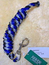 Dover Poly Nylon Lead Rope, Large Heavy Weight Snap, COLORS: Blue Black Grey NEW