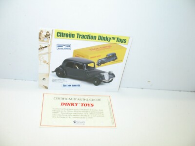 Dinky Toys / Atlas CITROËN Traction Bleue #24N - 1/43 - Édition Limitée HORS COMMERCE - 2015