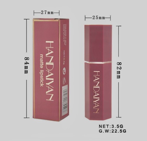 Creamy Matte Lipsticks, #01 Honey Peach Matte Lipstick Waterproof Long Lasting - 第 6/8 張圖片