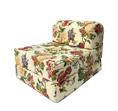 Sleeper Chair Folding Foam Beds, Convertible Sofa Mattress 6 x 24 x 70 Big Rose
