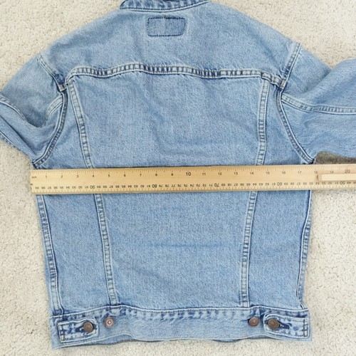 Levi Jeansjacke Small OHNE Handwärmer USA rot Fledermaus Vintage Trucker 70er - Bild 8 von 11