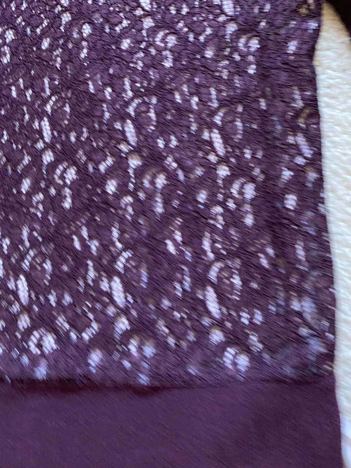 Simply Vera Vera Wang Women 2-in-1 Long Sleeve Lined Pullover Sweater Purple XS - Image 3 of 4