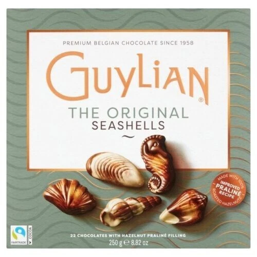 Guylian Belgian Chocolate The Original Seashells With 22 Chocolate 250g