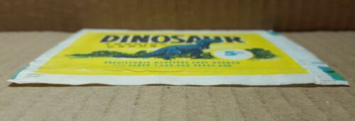 Vintage 1961 Nu Cards Nu-Cards Dinosaur Series Empty Wrapper Only (1 Of 2) - Picture 4 of 4
