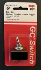GC Electronics Medium Duty Bat Handle Toggle Switch 35-132 3A 125V 🔥NEW NOS💥