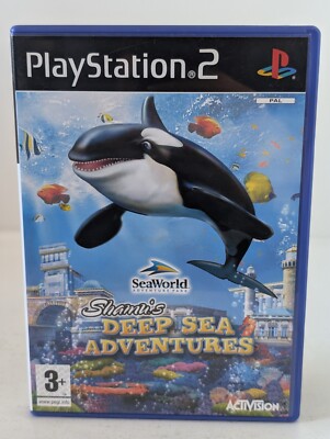 Sea World Shamu's Deep Sea Adventures Sony Playstation 2 PS2 PAL Complete Orca