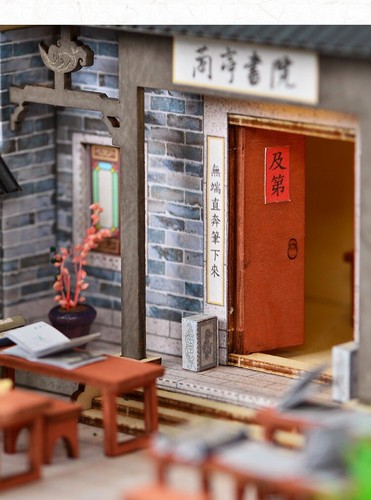 Diorama Miniature House Building Model Set LED Lighting Scene Display Model Gift - Picture 96 of 262