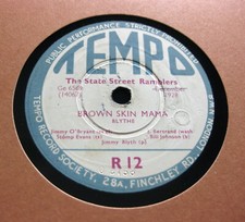 STATE STREET RAMBLERS Brown Skin Mama / Endurance Stomp TEMPO (1816)