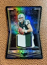 Sam Darnold-Panini Obsidian Galaxy Gear Jersey Rookie #rd/ 50 ((🔥ON FIRE🔥))