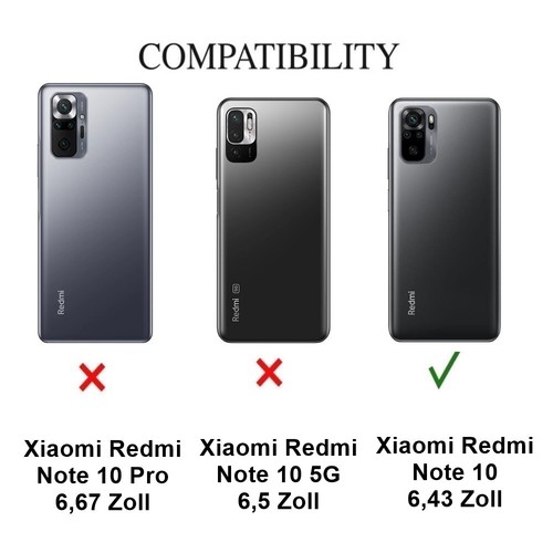 Housse téléphone Portable pour Xiaomi Redmi Note 10/Note 10S á rabat Coque - Photo 10/18