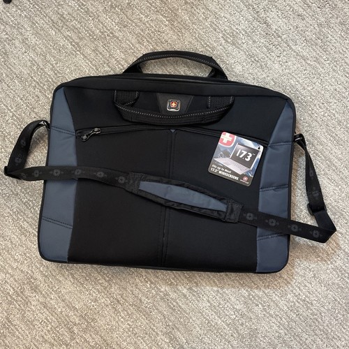 SWISSGEAR by WENGER The Sherpa 17.3" Laptop Case Slim Messenger Travel Bag - Picture 12 of 13