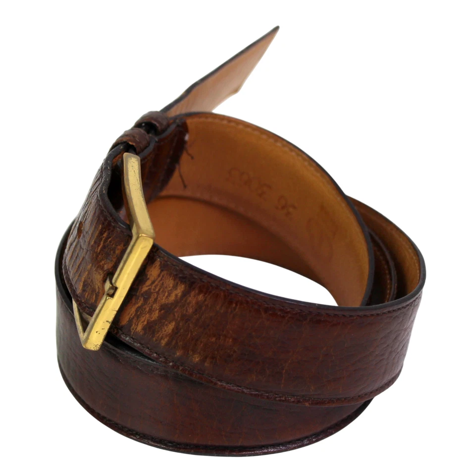 DE COLECCIÓN DOONEY & BOURKE MARRÓN CUERO REAL 1 1/8"WD PUNTO VESTIDO CINTURÓN HOMBRE 36 (X16 Foto 2 de 4