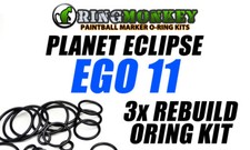 Planet Eclipse 2011 EGO 11 Oring Kit - 3x REBUILD O-RINGS