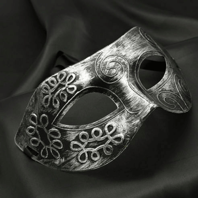 GF Black Lace W//Red Eye Masquerade Mask