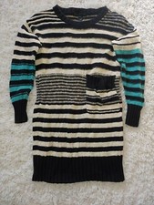 Marc By Marc Jacobs Dress Women's Striped Sweater Dress Size XS 100% Cotton 