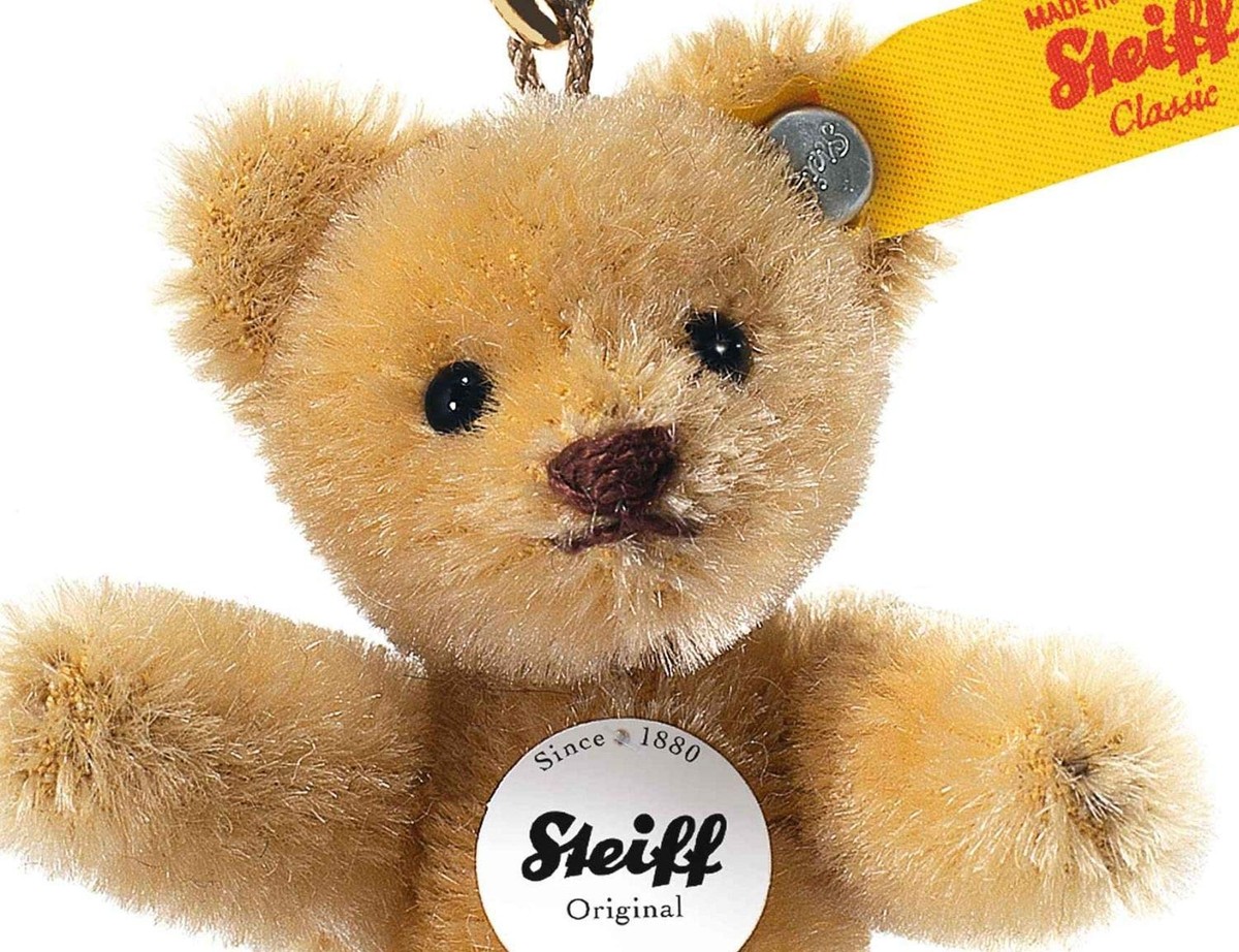 Steiff Keyring Mini Teddy Bear Wheat Blond One Size, Beige | eBay
