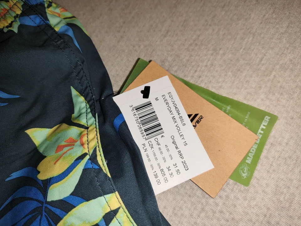 Short de bain Quiksilver – neuf taille m – plage / vacances - Photo 4/4