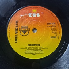 Earth, Wind & Fire Saturday Night 7" Vinyl Record Single 1976 VB3