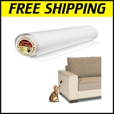Invisible 13" x 24 ft Cat Scratch Furniture Protector - Easy Install Tape