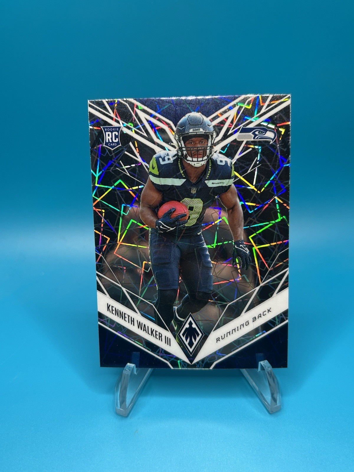 Kenneth Walker III 2022 Panini Phoenix #118 Silver Lazer Seattle Seahawks