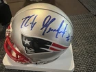 Rob Gronkowski Signed Mini Helmet New England Patriots JSA Auth