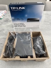 TP-LINK TL-SF1008P 8-Port 10/100Mbps Desktop Switch with 4 PoE Ports