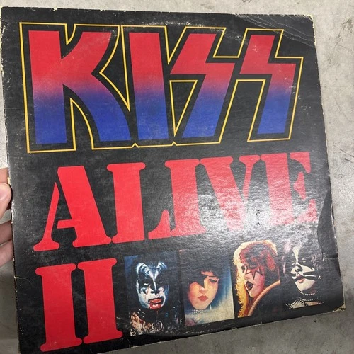 KISS ALIVE II VINYL DOUBLE LP RECORD ALBUM 1977 CASABLANCA HARD ROCK