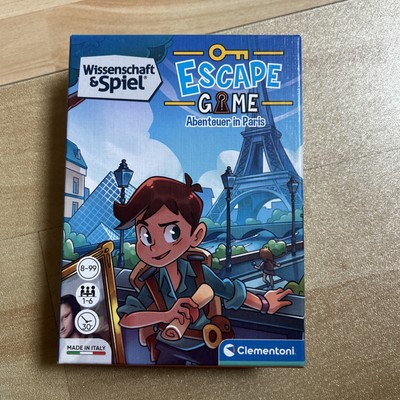 escape game Abenteuer in Paris von Clementoni