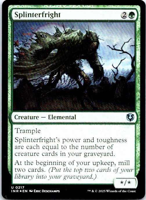 Splinterfright U Innistrad Remastered FOIL 217 NM NM-LP