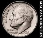 1961 Silver Roosevelt Dime-Scarce High Grade Lustrous No Reserve #G7554