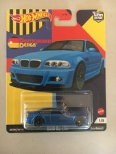 Hot Wheels BMW M3 E46 Car Culture Deutschland Design 1:64 Blue Real Riders
