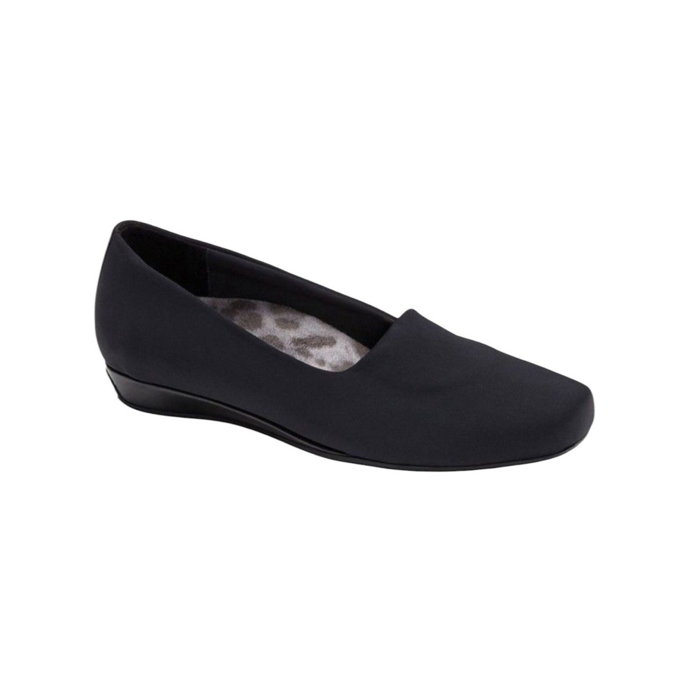Vionic 386 Powell Black Demi Wedge Slip On Flat Size 8 NWT image 2