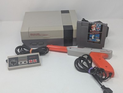 Nintendo NES Action Set Home Console With OEM Controller, Zapper Gun & Cables