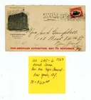 US Cover Scott # 295 - Buffalo to New York - RARE Pan Am. Expo Cancel  (6-C263)