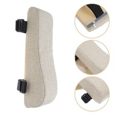  2 Pcs Armlehnen Für Gaming-stuhl Armlehnenpolster Bürostuhl Ergonomisch Beige