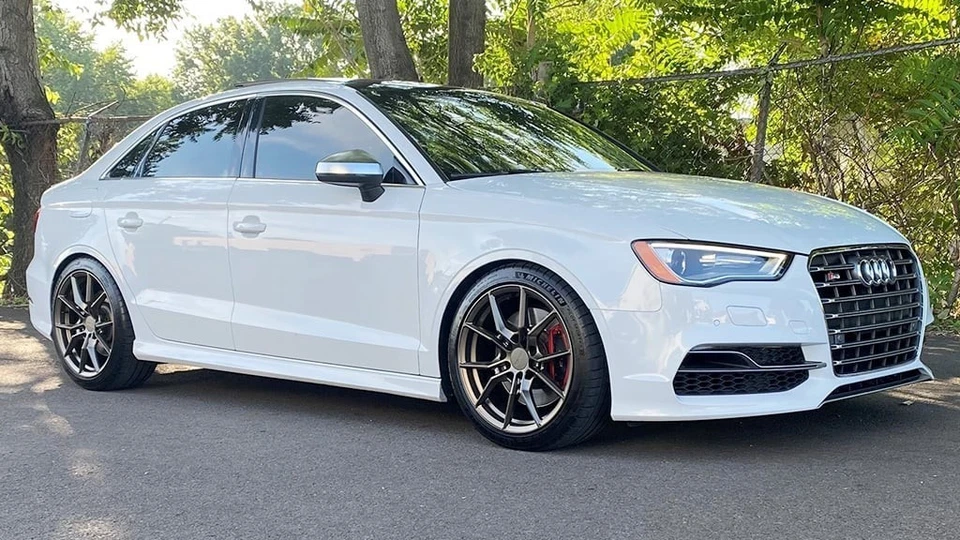 F18x8/R18x9.5" Staggered TSW Wheels Neptune Bronze Rotary Forged Rims (S03) - Image 4 of 4