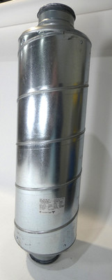 Systemair | 5188 | Silencer LDC 100 Ø Length 600 - 50 mm | Sheet Steel Galvanised
