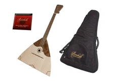 Roosebeck Deluxe Prima Balalaika Walnut w/ Gig Bag & Extra Strings