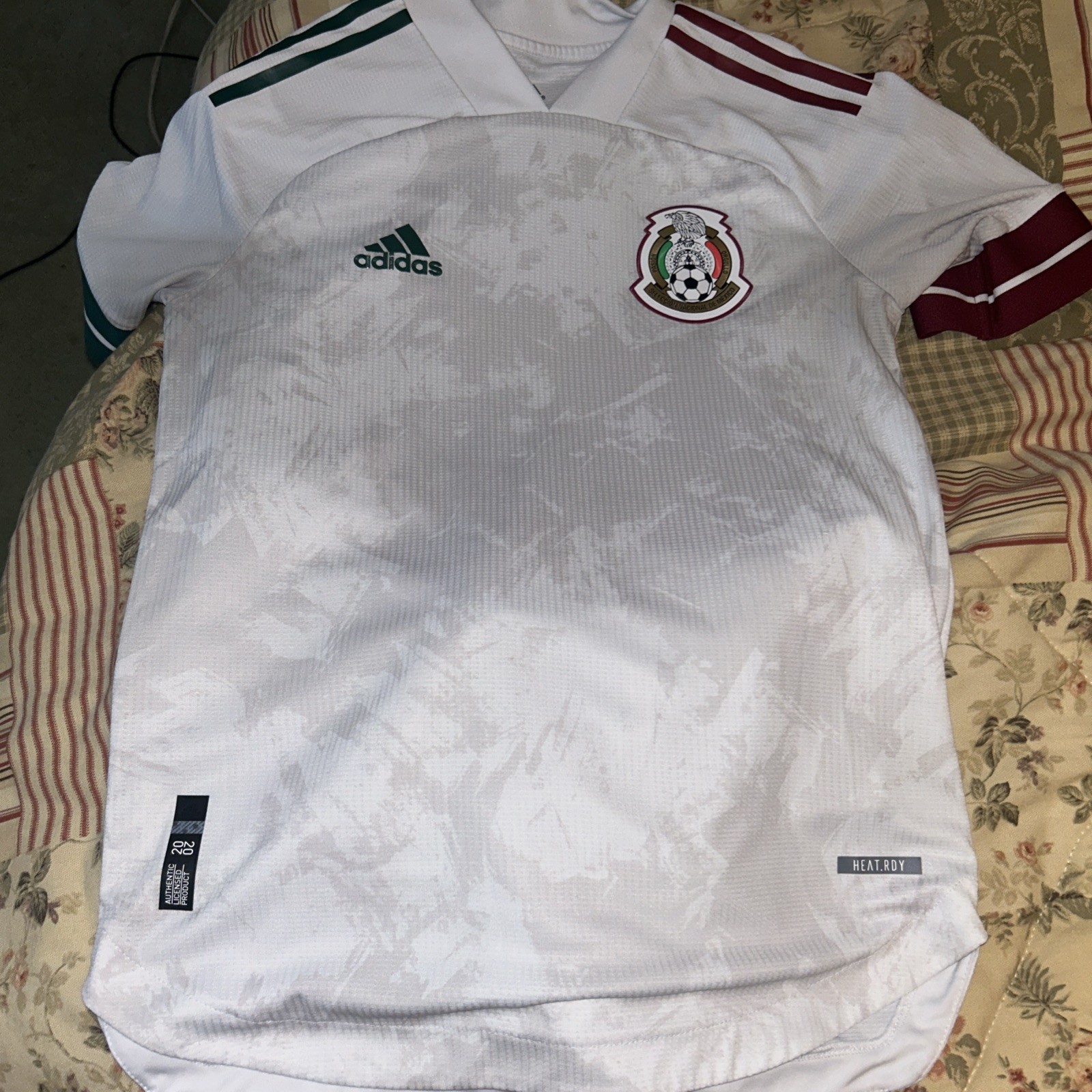 Official Mexico Away 2020 Soccer Jersey Authentic by Adidas - Mens Size Small