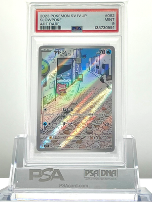PSA 9 SLOWPOKE 082/078 2023 Pokemon JAPANESE SV1V Scarlet & violet