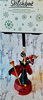 Jafar und Jago Skizzenbuch Ornament, Aladdin neu mit Etikett verpackt
